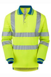 Pulsar® P458 Hi Viz Cut Resistant Sleeve Polo Shirt