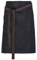 Premier PR135 Division waxed-look denim waist apron