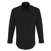 Premier PR244 Stretch fit cotton poplin long sleeve shirt
