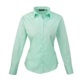 Premier PR300 Ladies Long Sleeve Poplin Blouse