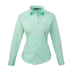 Premier PR300 Ladies Long Sleeve Poplin Blouse