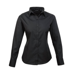Premier PR300 Ladies Long Sleeve Poplin Blouse