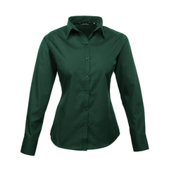Premier PR300 Ladies Long Sleeve Poplin Blouse
