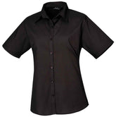 Premier PR302 Ladies Short Sleeve Poplin Blouse