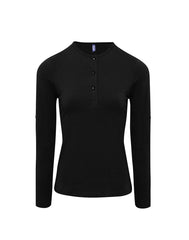 Premier PR318 Women's Long John roll-sleeve tee