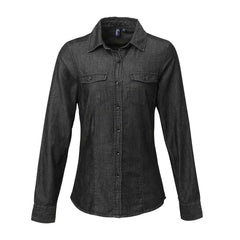 Premier PR322 Women's jeans stitch denim shirt