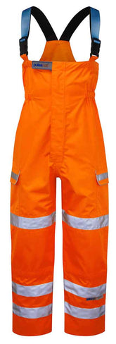 PULSAR PR504 Rail Spec Hi-viz Foul Weather Salopette