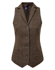 Premier PR626 Women's herringbone waistcoat