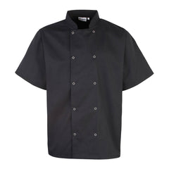Premier PR664 Studded Short Sleeve Chefs Jkt