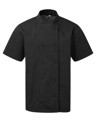 Premier PR902 Chefs coolchecker short sleeve jacket