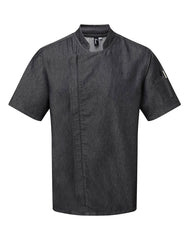 Premier PR906 Chef's zip-close short sleeve jacket
