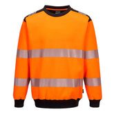 Portwest PW379 Hi-Vis Crewneck Sweatshirt
