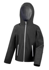 Result R224J Core Junior Tx Performance Hooded Softshell Jacket