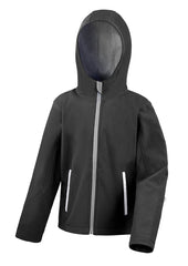 Result R224J Core Junior Tx Performance Hooded Softshell Jacket