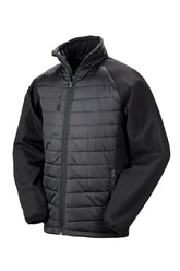 Result R237X Black compass padded softshell jacket