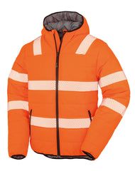 Result Genuine Recycled R500X Recycled ripstop padded safety jacket