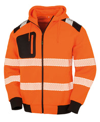 Result Genuine Recycled R503X Recycled robust zipped safety hoodie