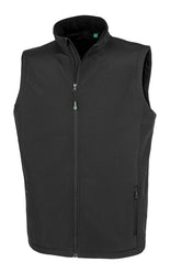 Result Genuine Recycled R902M Men's recycled 2-layer printable softshell bodywarmer