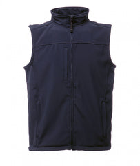 Navy blue vest on a white background