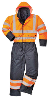 Portwest S485 Hi-Vis Contrast Coverall - Lined