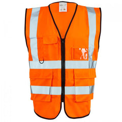 Supertouch H116Hi Vis Orange 2 Tone Executive Vest