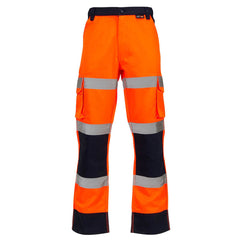 Supertouch H139Hi-Vis 2 Tone Orange Combat Trousers