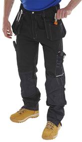 Beeswift SMPTBL Shawbury Multi Pocket Trouser Black