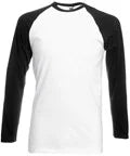 Fruit of the Loom SS32 Baseball Long Sleeve T
