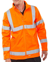 Beeswift SS20471OR Soft Shell Jkt Hv Orange En20471 Gort3279