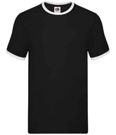 Fruit of the Loom SS34 Contrast Ringer T