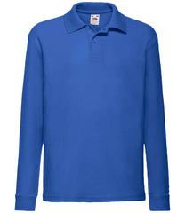 Fruit of the Loom SS45B Kids Long Sleeve Polo