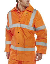 Beeswift TJ8 Lightweight Orange EN471 Jacket