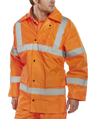 Beeswift TJ8 Lightweight Orange EN471 Jacket