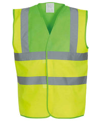 Yoko YK001 Hi Vis 2 Band And Braces Waistcoat (HVW100)