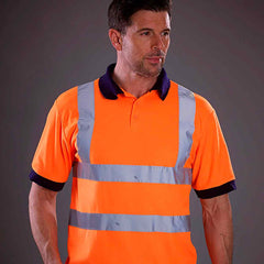 Yoko YK020 Hi Vis Short Sleeve Polo (HVJ210)