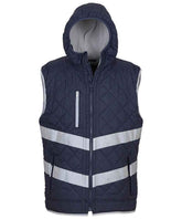 Yoko YK026 Hi-vis Kensington hooded gilet (HV007)