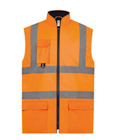Yoko YK105 Hi-vis padded bodywarmer (HV005)