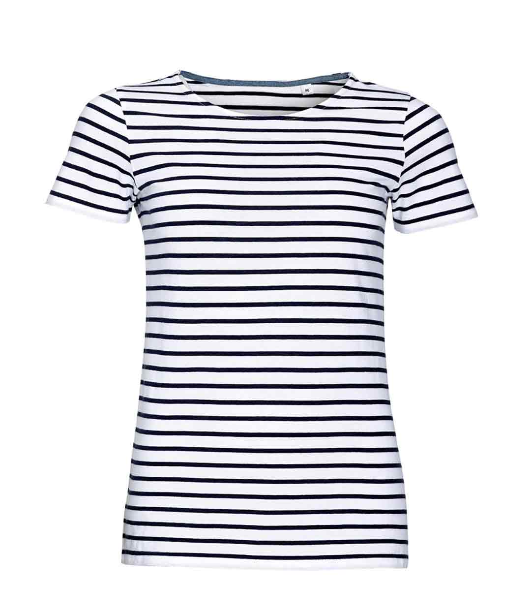 Sol's 1399 Ladies Miles Stripe T-Shirt