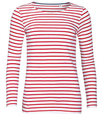 Sol's 1403 Ladies Marine Long Sleeve Stripe T-Shirt