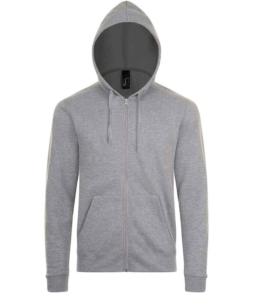 Sol's 1714 Stone Zip Hooded Sweatshirt