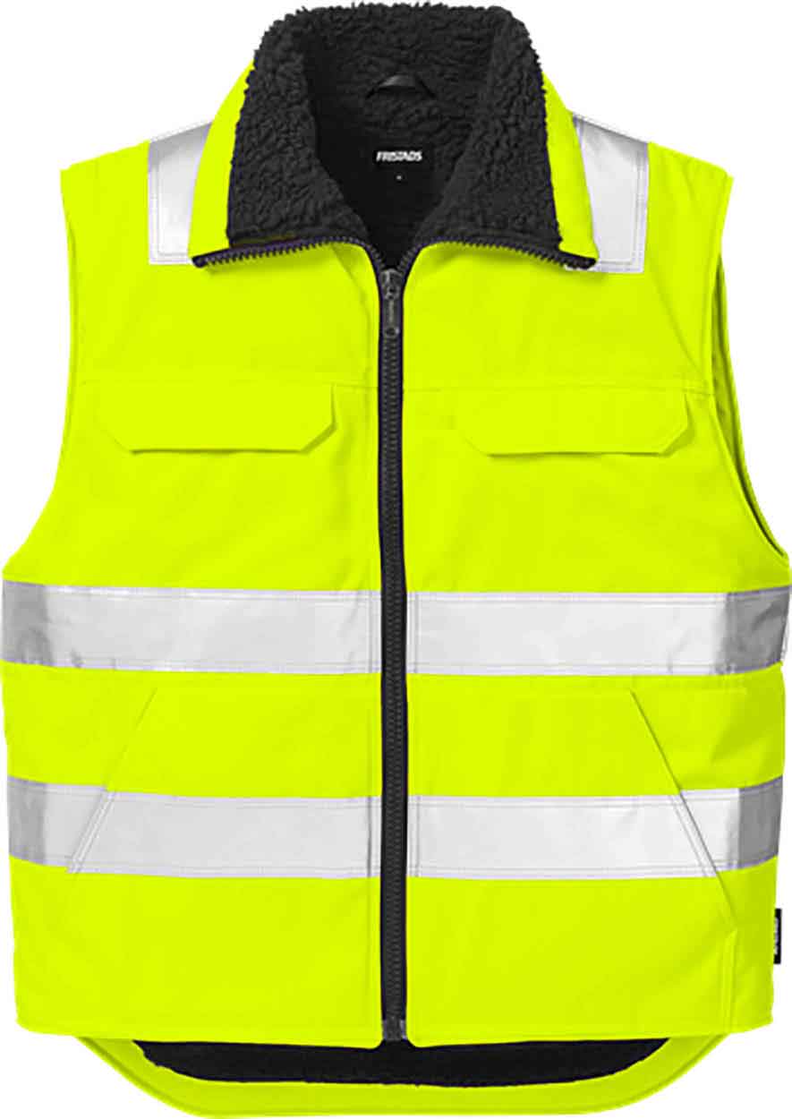 Fristads 110141 High vis winter waistcoat cl 2 5304 PP