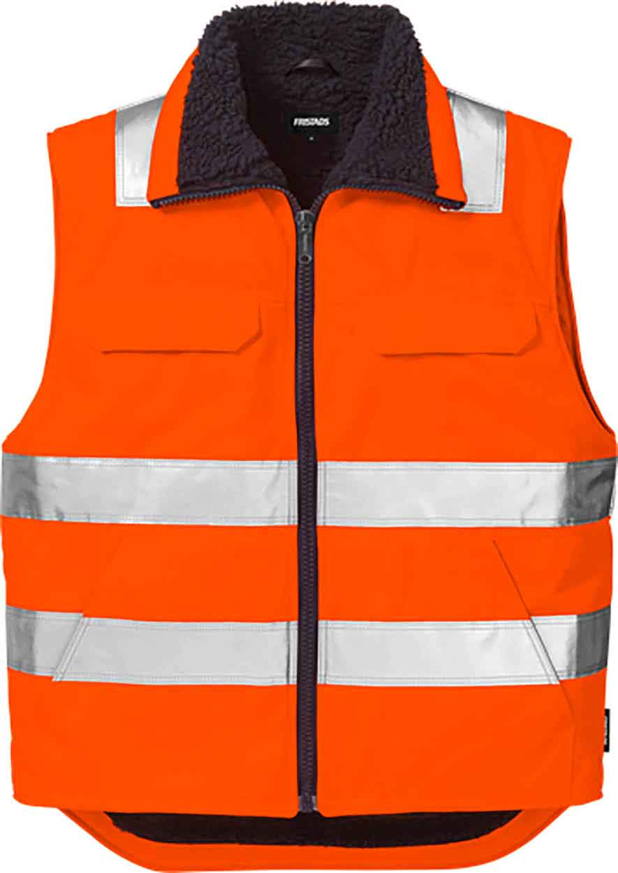 Fristads 110141 High vis winter waistcoat cl 2 5304 PP