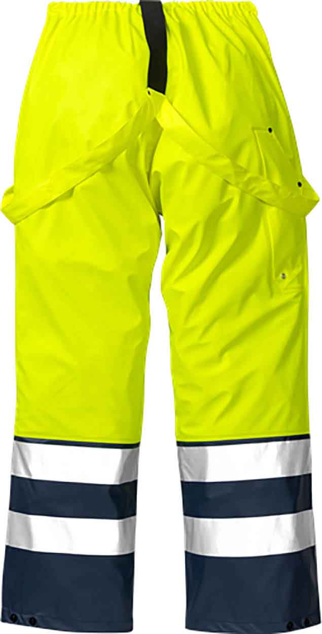 Fristads 111376 High vis rain trousers cl 2 2625 RS