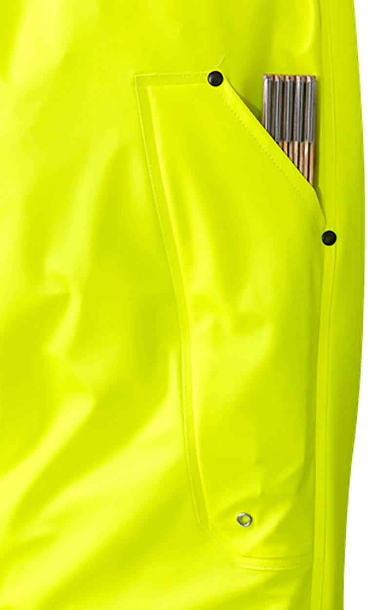 Fristads 111376 High vis rain trousers cl 2 2625 RS