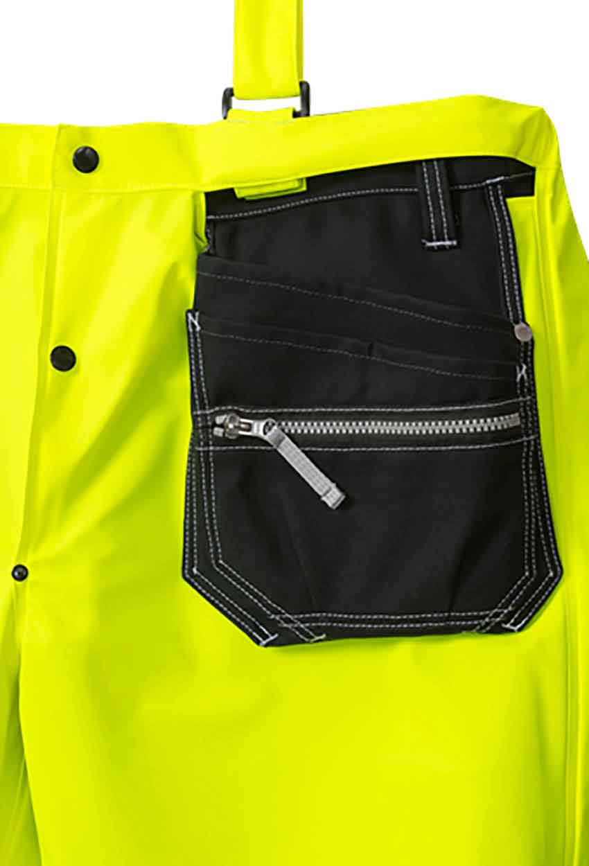 Fristads 111376 High vis rain trousers cl 2 2625 RS
