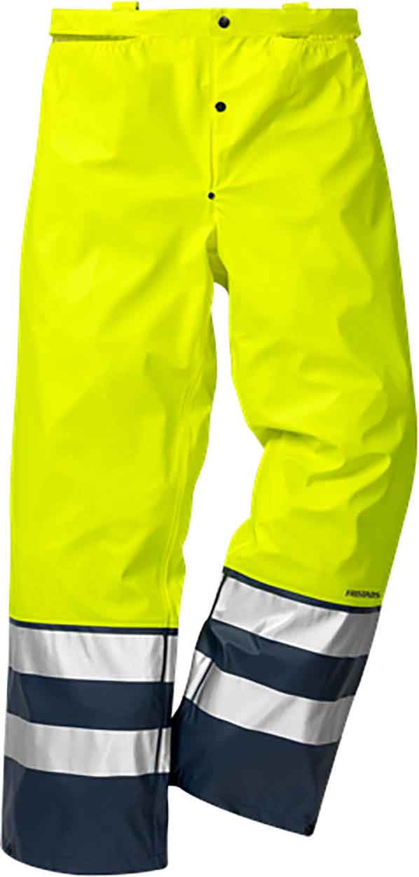Fristads 111376 High vis rain trousers cl 2 2625 RS