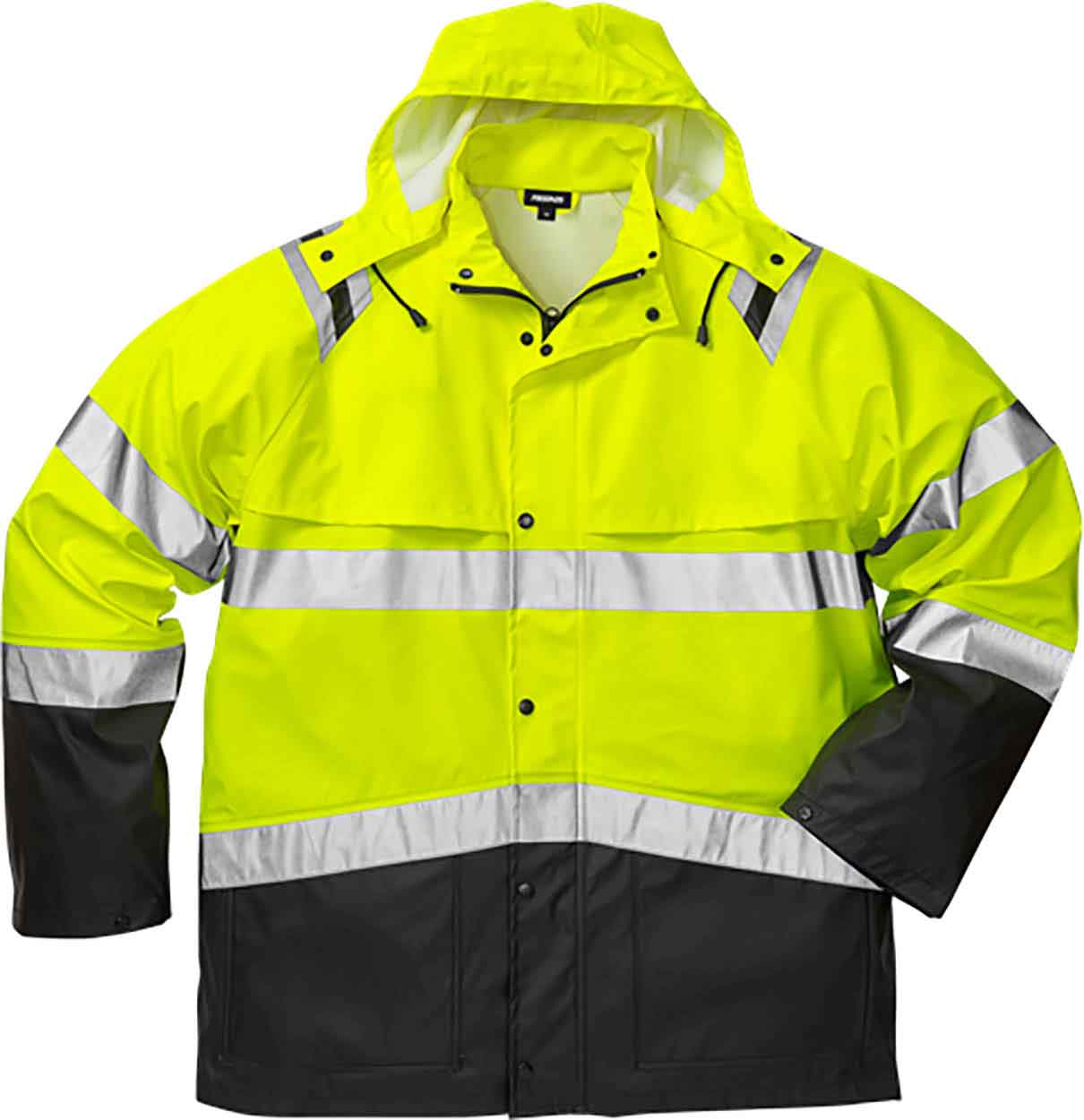 Fristads 114041 High vis rain jacket cl 3 4624 RS