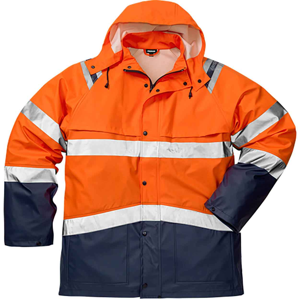 Fristads 114041 High vis rain jacket cl 3 4624 RS