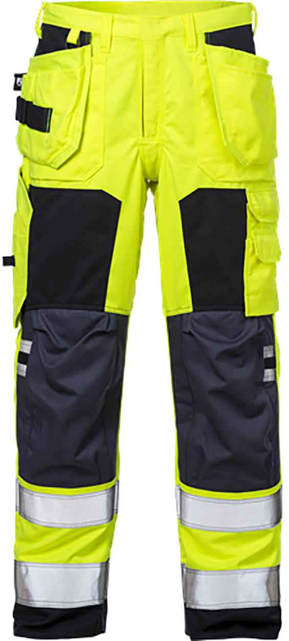 Fristads 122196 Flamestat high vis craftsman trousers woman cl 2 2775 ATHS