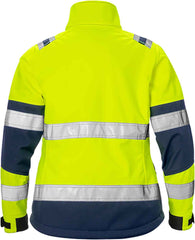 Fristads High vis soft shell jacket woman cl 2 4183 WYH